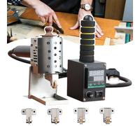 Distributore caldo della colla della colata 150W con regolatore di temperatura e teste multiple di rivestimento per l'incollaggio di imballaggi e pelletteria