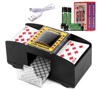 distributore carte elettronico, mescolatore automatico, USB, batterie, poker,...