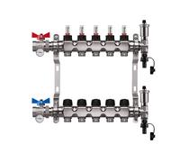 Distributore Circuito di Riscaldamento PREMIUM Inox Indicatore Flusso Set [EEK: /]