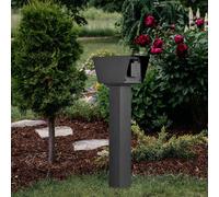 Distributore Colonna di Energia Presa per Esterni Acciaio Inox Giardino Terra