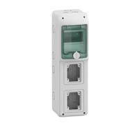 Distributore da incasso 1x5 IP65 per attacco Mureva 13178
