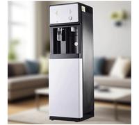 Distributore d'acqua a colonna indipendente alimentato a rete elettrica Distributore d'acqua calda e fredda a pavimento a doppia funzione Con divisori rimovibili e mobiletto portaoggetti 3 in 1 con