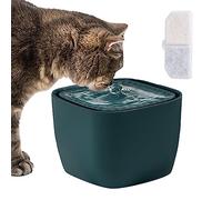 Distributore d'acqua automatico per gatti - Fontana da bere ultra silenziosa per animali domestici | Distributore d'acqua per cani 2,5 L | Fontana d'acqua automatica con luce LED Fóntaine