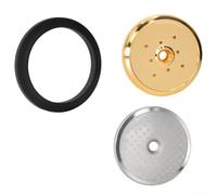Distributore d'acqua e gruppo di infusione per macchina Nuova Appia 100 Mesh setaccio guarnizione inclusa vite colore oro vestibilità precisa per estrazione ricca di aromi in cucina e ristorazione (B)
