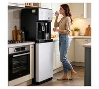 Distributore D'Acqua Fredda E Calda Con Collegamento Diretto, Erogatore Acqua Colonna Avviso Di Sicurezza In Caso Di Carenza D'acqua,purificatore Acqua Per Cucina