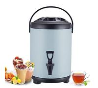 Distributore d'acqua in acciaio inox con rubinetto, caldaia portatile a urna per catering, ufficio, hotel e feste