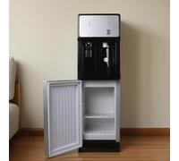 Distributore d'acqua indipendente di livello commerciale, macchine for acqua calda e fredda a doppia funzione con mobiletto portaoggetti e divisori rimovibili, fontanella da pavimento ideale for scuol