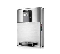 Distributore d'Acqua istantaneo da Tavolo 2000W Macchina per refrigerazione e Riscaldamento a Parete con Schermo LED Smart HD, per l'home Office (Color : Silver, Size : Ice+Warm+Ho