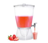 Distributore d'acqua per feste con rubinetto da 10 litri | Dispenser per cocktail - birra e succo per festa casa ristorante banco dispensa caffetteria cucina servire vino