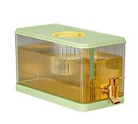 Distributore d'acqua per frigorifero, in PP PET da 4,5 l | Caraffa per infusione di frutta, contenitore per bevande per feste in piscina e uso refrigerante
