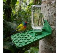 Distributore d'acqua per uccelli da esterno, mangiatoia per uccelli da giardino, ciotola per insetti da appendere alla parete o all'albero, per uso esterno, stazione di alimentazione resistente alle