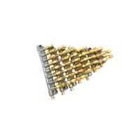 Distributore dell'olio in ottone, Distributore a pistone for olio 2-10 Valvola dosatrice stradale DPC 3 4mm Filettatura M8X1(7 Road)