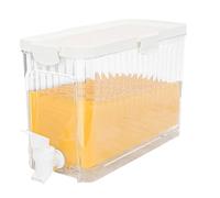 Distributore Di Acqua Bevande - Dispenser Di Bevande per Frigorifero | Frutta Infusione Acqua Dispensrr | Frigorifero Acqua Fredda | Dispenser Trasparente con Secchio Di Rubinetto per Ca