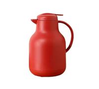 distributore di acqua calda, Caraffa termica con bollitore d'acqua isolato da 1,5 l, pentola interna in vetro multicolore(Red)