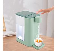 Distributore Di Acqua Calda Da 3 Litri, Bollitore Elettrico Da 1600 W Con 5 Temperature, Riscaldatore Istantaneo Da Banco Con Blocco Bambini E Luce Notturna for Latte Artificiale, Tè, Caffè(Green)