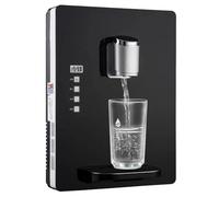 Distributore di acqua calda istantanea da 2200 W, alimentato dalla rete elettrica, con blocco elettronico per bambini, touch screen intelligente, riscaldamento rapido in tre secondi(Black)