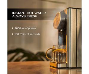 Distributore di acqua calda SORSO Flow, 2,7 l, 2600W - Argento