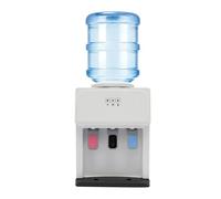 Distributore di acqua elettrico con 3 uscite, 425 W, da tavolo, bianco | Dispenser automatico per acqua calda e fredda, da terra, riscaldamento rapido, per casa, ufficio, 26 x 26,5 x 38,5 cm