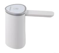 Distributore di acqua elettrico portatile USB C pompa ricaricabile per bottiglie grandi pieghevole da campeggio bianco