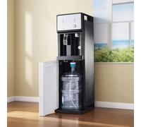 Distributore di acqua fredda a caricamento inferiore, unità indipendente alimentata dalla rete elettrica, fontanella da pavimento, macchine for la refrigerazione dell'acqua calda e fredda a doppia fun