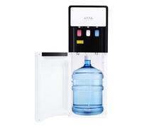 Distributore di acqua fredda/calda, 500 W, potenza di raffreddamento 90 W, erogatore d'acqua in piedi con 3 zone di temperatura e carico a pavimento, acqua calda 5 l/ora per ufficio/casa (bianco