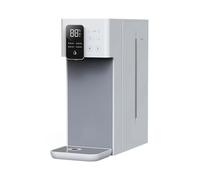 Distributore Di Acqua Istantanea 3L Home Office Desktop Schermo LCD Portatile Scaldabagno Elettrico Digitale Riscaldamento Istantaneo 3 Secondi,Risparmio di Tempo(Blauw)