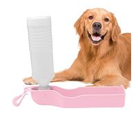 Distributore di acqua per cuccioli | Bottiglia d'acqua portatile per cani | Ciotola da bere all'aperto pieghevole per animali domestici, ciotola di acqua da viaggio bottiglia d'acqua per cani coniglio