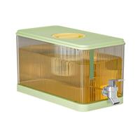 Distributore di acqua per frigorifero - Distributori di bevande per bevande ghiacciate, Spigot Incluso, Contenitore per bevande fredde sollevate di grande capacità da 4,5 L, ideale per barbecue, D