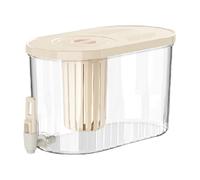 Distributore di acqua per frigorifero - Fontana per bevande,Brocca da 4,5 litri dotata di rubinetto e filtro per uso in cucina, esterno, dormitorio, hotel, appartamento, viaggio,