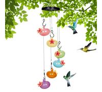 Distributore Di Acqua Per Kolibri, Dispenser Di Alimentazione Per Kolibri - Set Con 6 Giochi Di Per Area Esterna, Dispenser Di Acqua Per Kolibri - Jays Robins Sparrows WildVog