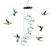 Distributore Di Acqua Per Kolibri, Dispenser Di Alimentazione Per Kolibri - Set Con 6 Giochi Di Per Area Esterna, Dispenser Di Acqua Per Kolibri - Jays Robins Sparrows WildVog