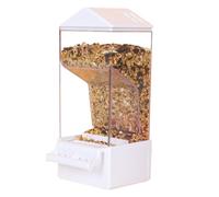Distributore di acqua per mangiatoia per, mangiatoia di automatici | Disperenser intelligente Clear Parkeet Feeder | a gabbia Anti Spill Brinatore di grande capacità per fringuello, cockatiel nel cor