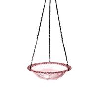 Distributore di acqua per uccelli - per uso esterno - supporto metallico per casetta da fissare alla finestra, balcone, recinzione, albero cortile, patio, prato, per osservare la natura