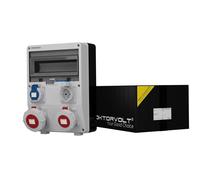 Distributore di alimentazione TD IP65 16A 32A 2x230V Distributore da parete...