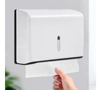 Distributore di asciugamani di carta da parete, dispenser di asciugamani per asciugamani di carta, 200 fogli a Z & Multifold, dispenser di carta per bagno e cucina