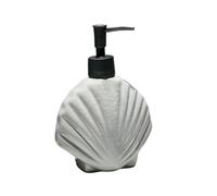 distributore di balsamo Simple Shell Ceramic Soap Dispenser Bathroom Shower Gel Lotion Press Bottle(Grijs)