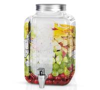 Distributore di bevande 4 litri in vetro Distributore di succo d'acqua da