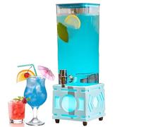 Distributore di bevande a LED da tavolo con rubinetto, torre per bevande da 3 litri, per bar, feste, barbecue, discoteca e ristorante