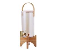 Distributore di Bevande a Prova di perdite con Supporto, distributore di Bevande a Botte Resistente alle Alte Temperature per Bevande Calde Fredde Acqua ghiacciata (3.1L)
