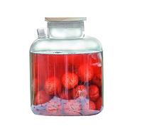 Distributore di Bevande a Prova di perdite con Uscita, distributore di Bevande in Botte Resistente alle Alte Temperature per Vino Succo di Frutta Limonata (3L)