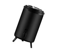 Distributore di bevande bianco antiruggine da 8 l, coperchio con chiusura a torsione per caffè, tè, bevande, inoltre, uso manuale, secchio isolato per latte di qualità commerciale