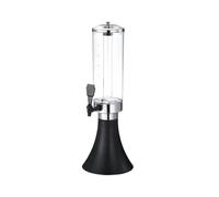 Distributore di Bevande, Bibite Distributore Di Birra Alla Spina Da 100 Oz/3 L, Bevande Tavolo For Feste Botte per Vino(Black)