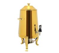 Distributore di bevande commerciale, 13 l / 3,5 galloni Acciaio inossidabile Distributore di bevande per acqua calda e fredda con supporto e scaldavivande