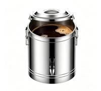 Distributore di bevande, con rubinetto e caraffa in acciaio , grande dispenser di bevande fredde e calde, per caffè, tè, limonata, liquidi, casa, caffetteria e commerciale