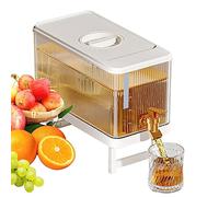 Distributore di bevande con rubinetto, grande capacità da 4,5 l, erogatore di acqua per frigorifero, succo, bevande, latte, con beccuccio a prova di perdite, dispenser per bevande con rubinetto, per