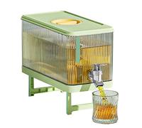 Distributore di bevande con rubinetto, grande capacità da 4,5 l, erogatore di acqua per frigorifero, succo, bevande, latte, con beccuccio a prova di perdite, dispenser per bevande con rubinetto, per