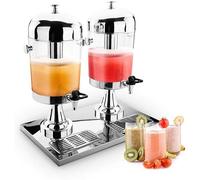 Distributore di bevande con rubinetto in acciaio inox e nucleo di ghiaccio per buffet e bar colazione