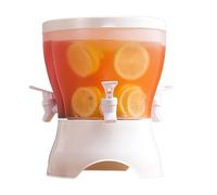 Distributore di bevande con rubinetto per frigorifero -Dispenser di succo di bevanda refrigerata a 3 griglie con rubinetto, d'acqua per porta frigorifero da 5,5 L per preparare tè e j