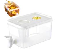 Distributore di bevande - Dispenser di limonata, dispenser per bevande grande | Distributore multifunzionale per bevande con beccuccio e filtro, annaffiatoio per frigorifero e contenitori per bevande