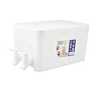 Distributore di bevande - Dispenser per bevande da 5 l, contenitore per bevande alimentari, d'acqua in PP a tenuta stagna con 2 beccucci per casa, cucina, ristorante, campeggio
